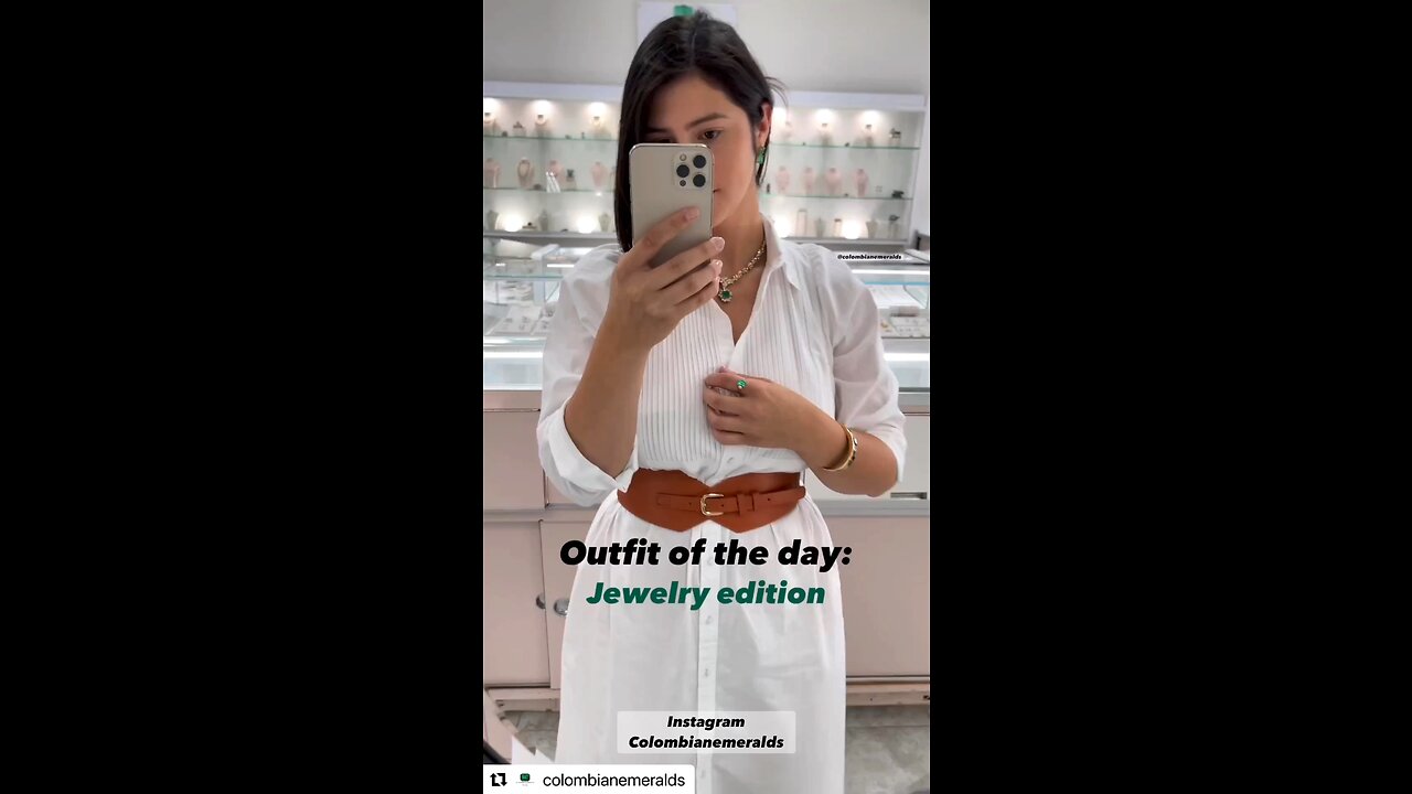 Day in the life of an emerald jeweler and what they wear