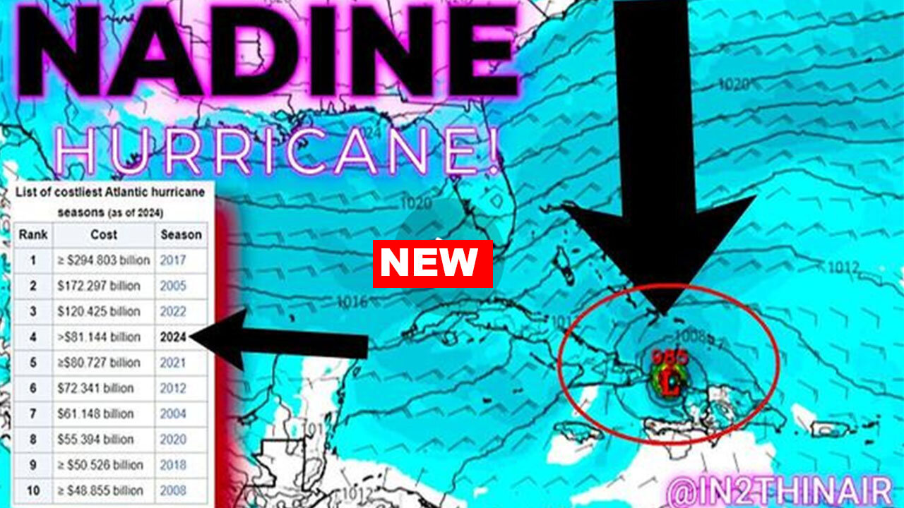 MULTIPLE Hurricanes Heading for the GULF Of Mexico! NADINE & Oscar! 10/17/2024