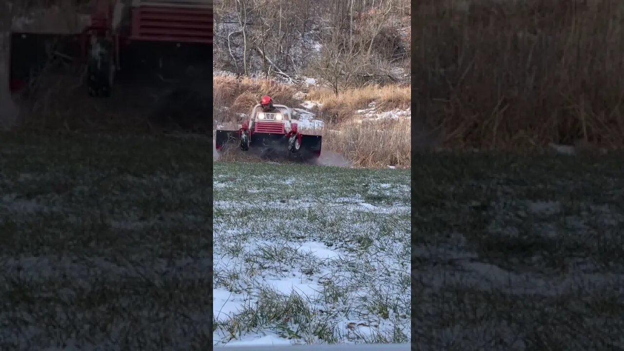 Ventrac Mowing in Snow?