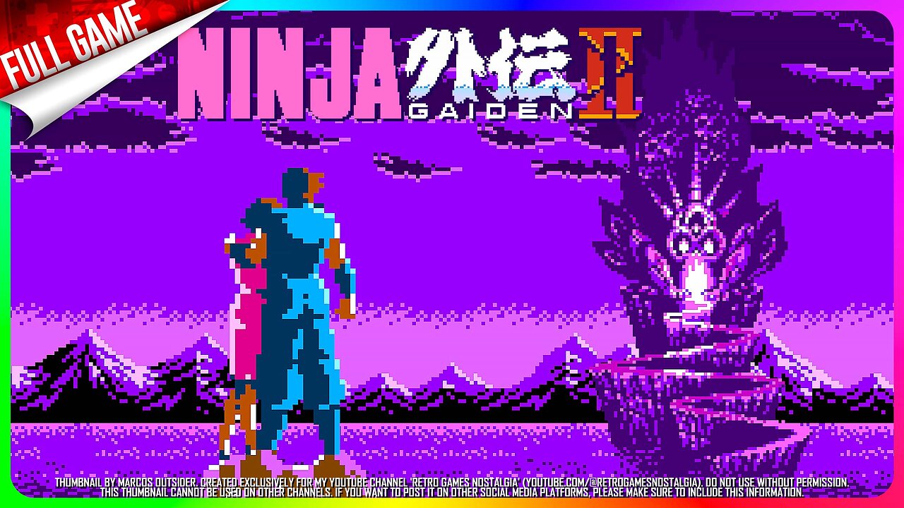 Ninja Gaiden 2: The Dark Sword of Chaos (NES - US) Longplay