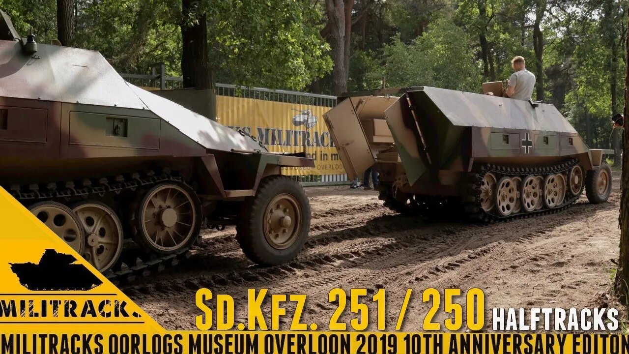 Offroad with the Sd.Kfz 250 / 251 - Militracks 2019.