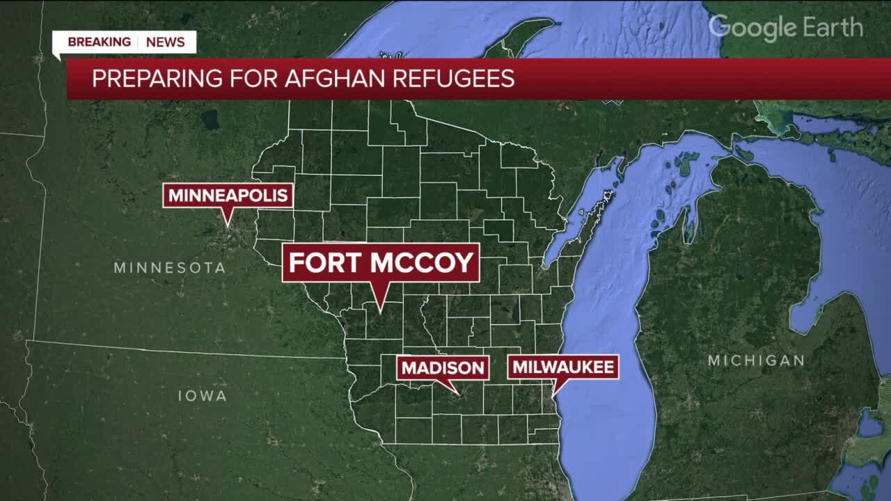 Wisconsin's Fort McCoy preparing to receive Afghan refugees