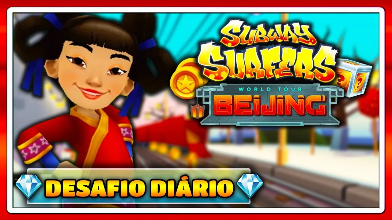 Subway Surfers Beijing 2020 | Desafio Diário com a Rin Lunar