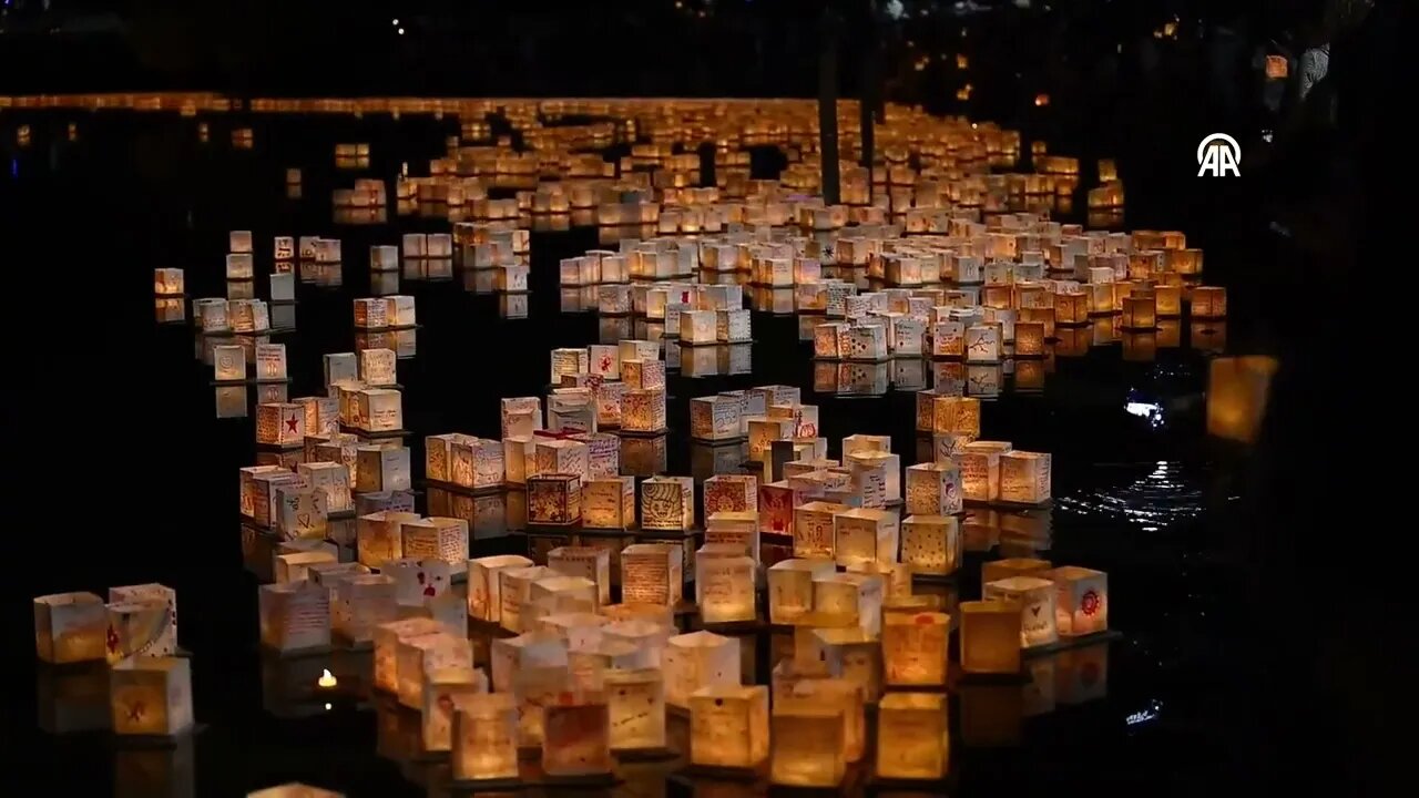 Wishing Lantern Festival was organized in San Jose, USA