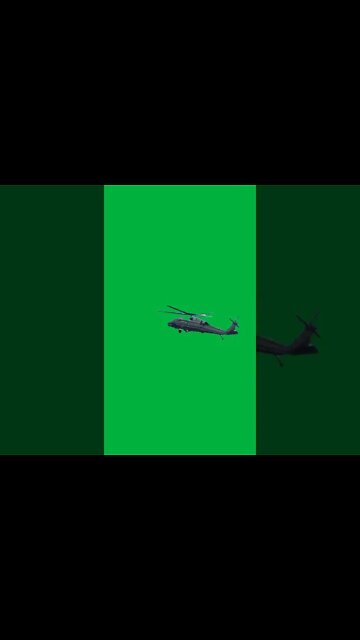 Green Screen – Trump flying into ralley