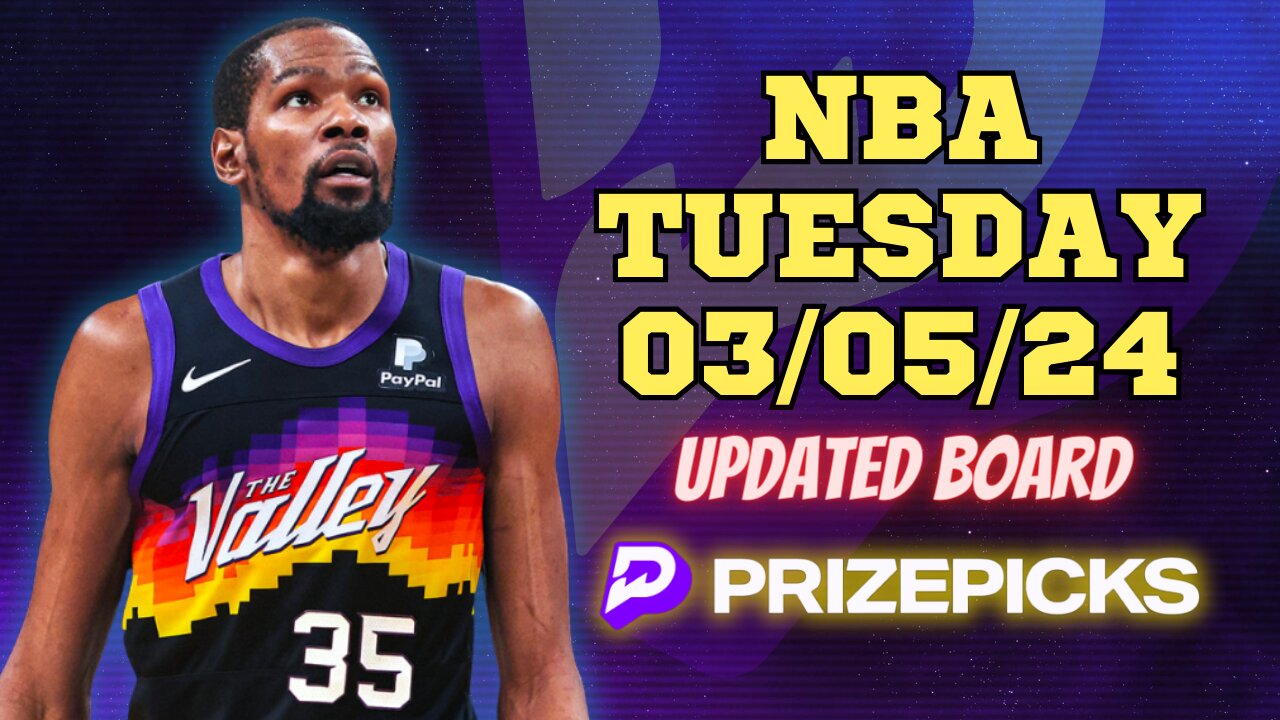 #PRIZEPICKS | BEST PICKS FOR #NBA TUESDAY | 03/05/24 | BEST BETS | #BASKETBALL | TODAY | PROP BETS