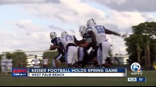 Keiser football spring game 4/17