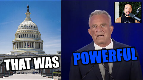 RFK Jr. Drops Out To Endorse Trump & Vows To Take On The Corrupt Food Industry! Powerful Speech.