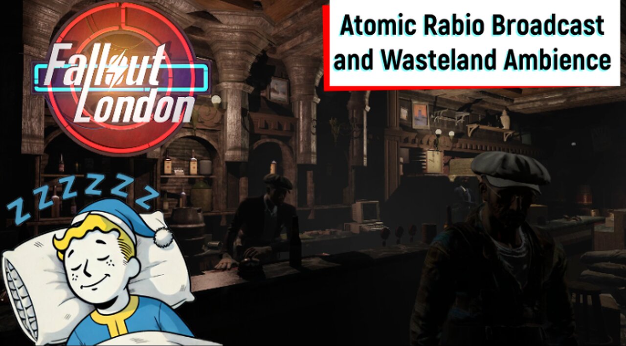 Fallout 4 ASMR | Immersive Fallout London Experience with War Broadcasts and Wasteland Ambience