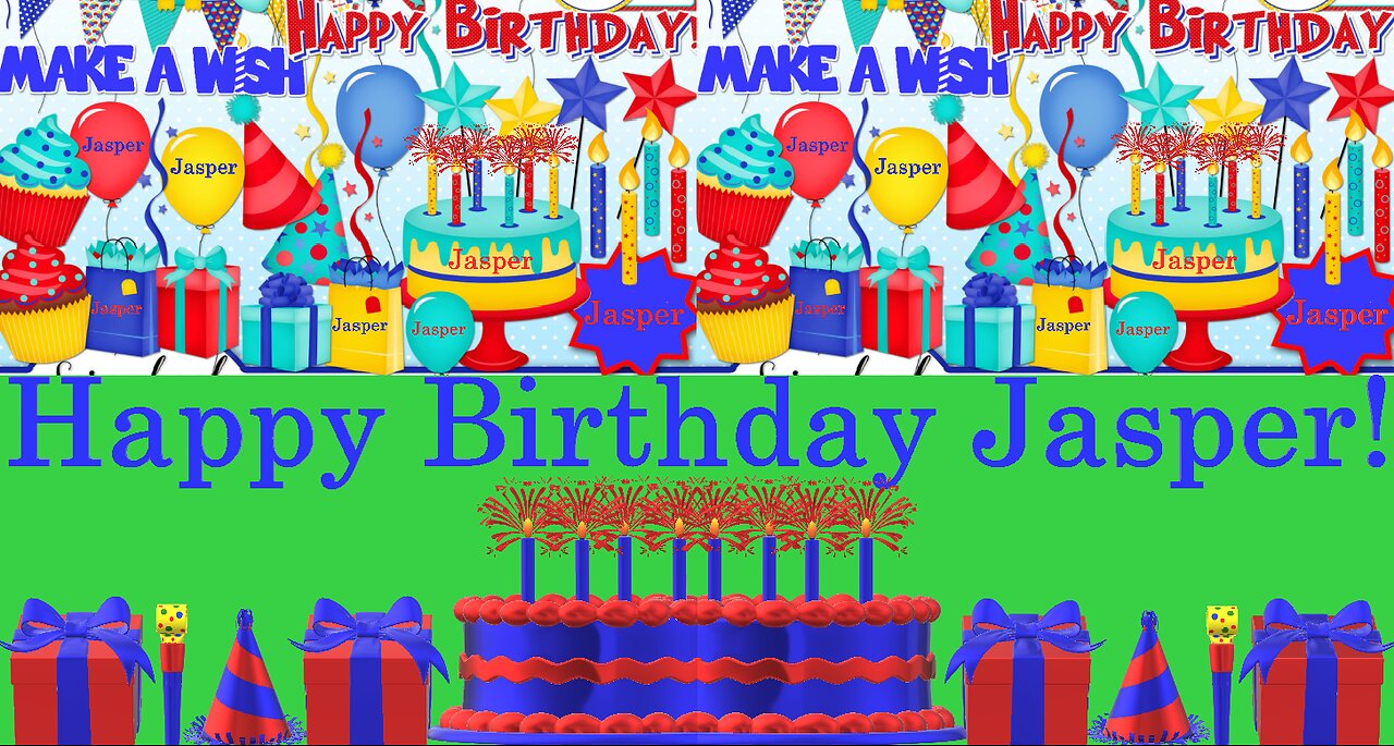 Happy Birthday 3D - Happy Birthday Jasper - Happy Birthday To You - Happy Birthday Song