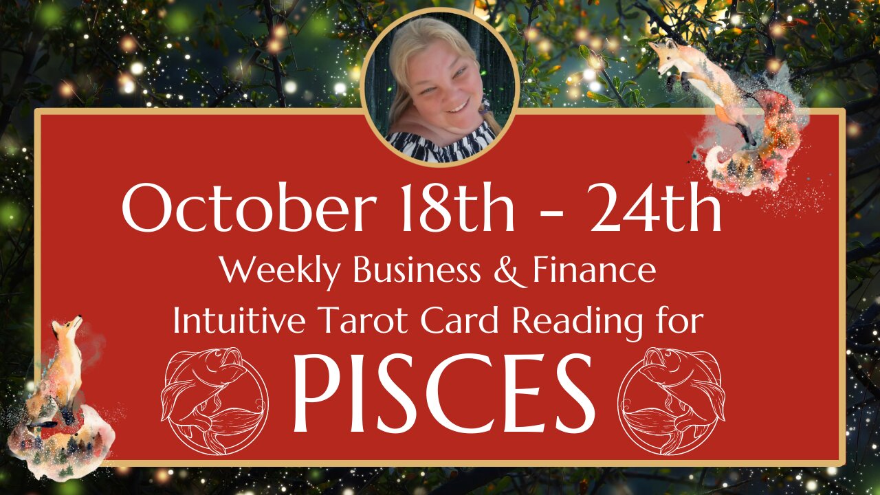 ♓ PISCES 🐟 | OCT 18th - 24th | URGENT MESSAGE IF YOU FEEL BURNED OUT | Weekly BUSINESS Tarot Reading