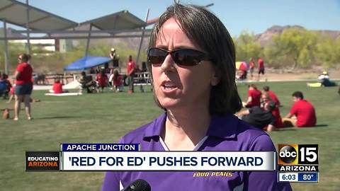 Red for Ed event held in Apache Junction