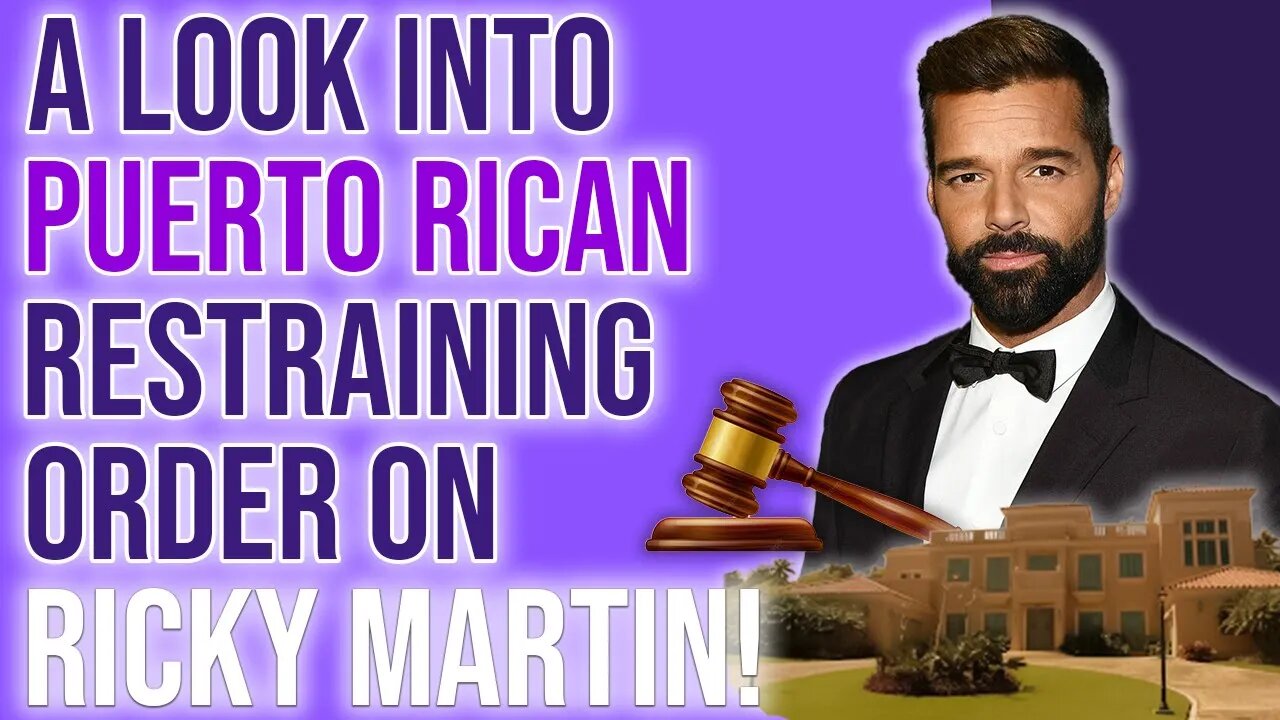 A LOOK into Puerto Rican Restraining Order on Ricky Martin #rickymartin #gossip