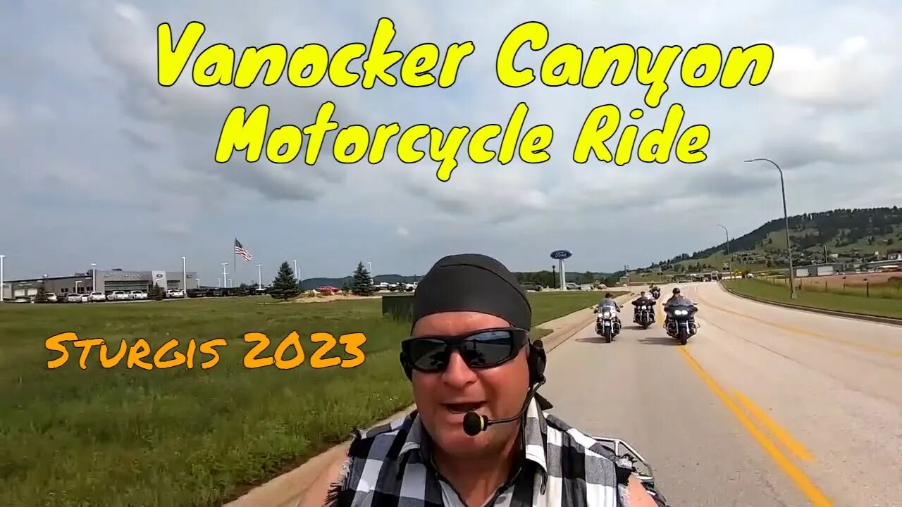 Vanocker Canyon Motorcycle Ride Sturgis Motorcycle Rally