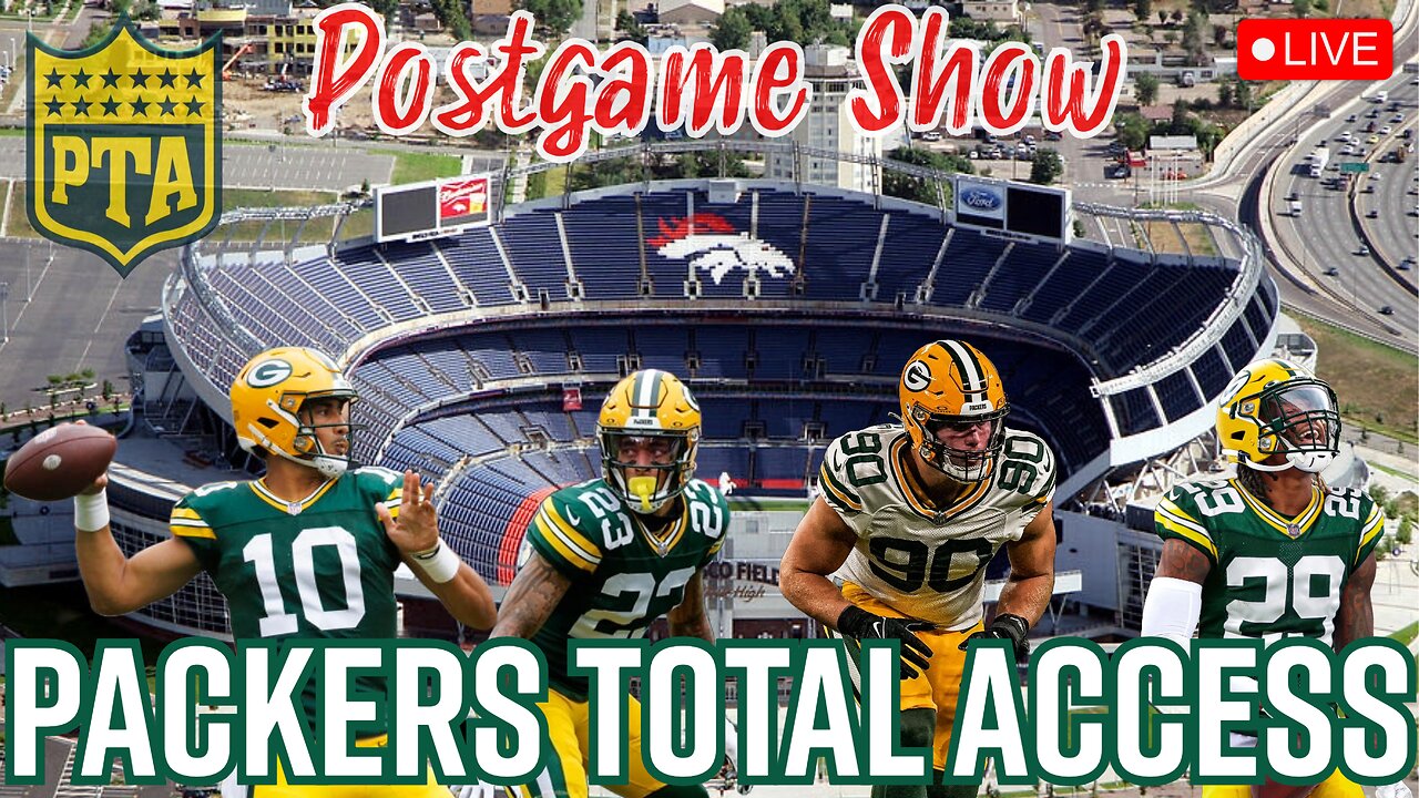 LIVE Green Bay Packers vs Denver Broncos Postgame Show | Packers Total Access | #GoPackGo