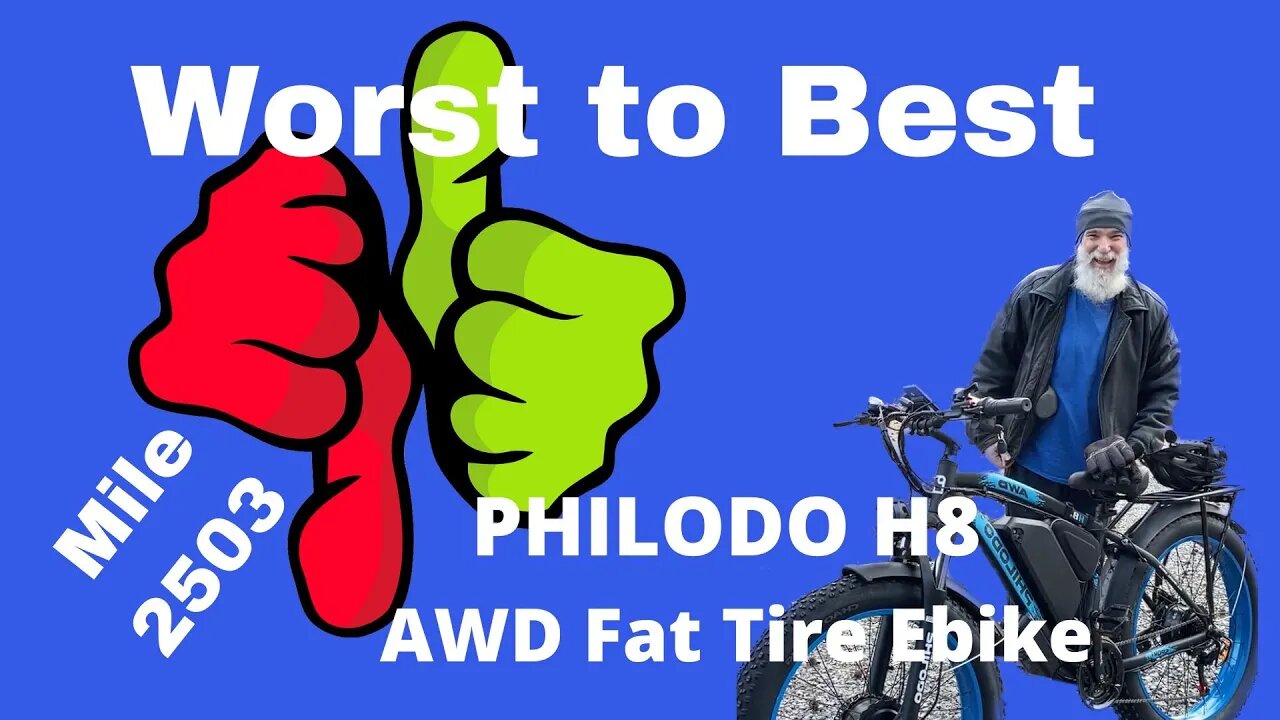 From Worst to Best: Philodo H8 AWD Ebike Adventure