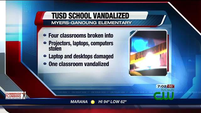 Police investigate elementary school vandalism