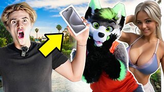 If I CAN’T Get A Furry A Kiss… I’ll Buy Him The IPHONE 15