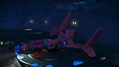 No Man's Sky - The Owl of Infinity - Red Fighter Ship Location