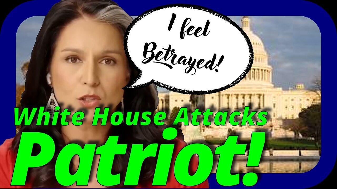 White House Thought Police Attack Tulsi! Are you next?