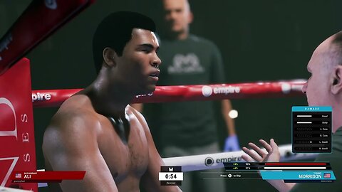 Undisputed Boxing Online Unranked Gameplay Tommy Morrison vs Muhammad Ali (New fighter)