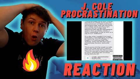 J. Cole - Procrastination (broke) | J COLE RANDOM DROP!((IRISH REACTION!!))