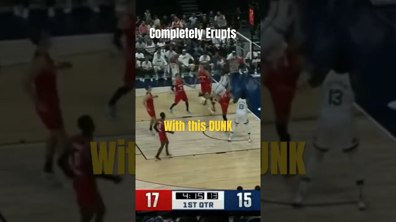 Anthony Edwards COMPLETELY ERUPTS w/ this dunk in FIBA | Basketball Highlights