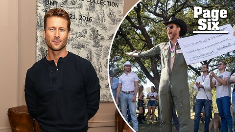 Glen Powell look-alike competition winner receives a special gift from the real actor