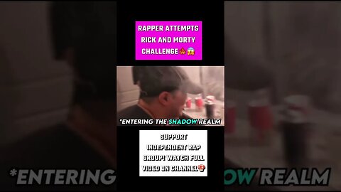 Rapper ATTEMPTS RICK AND MORTY challenge😱 #boston #massachusetts #rap #independentartist #indierock