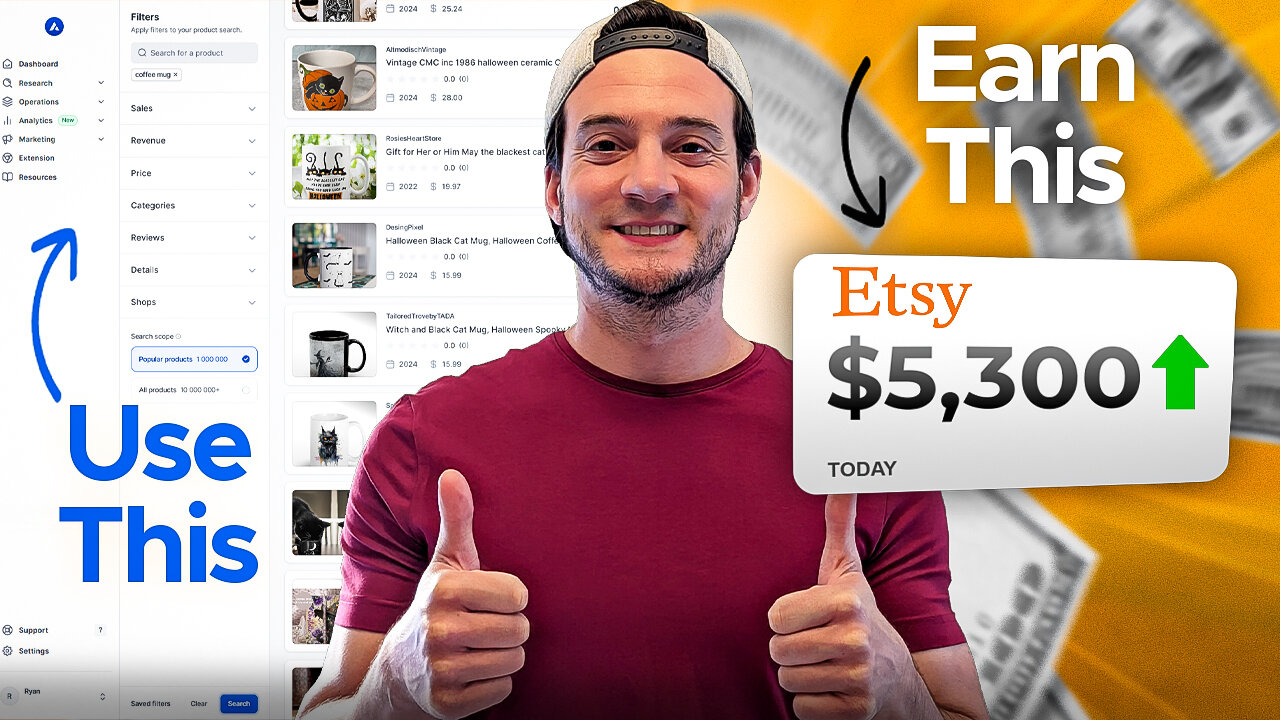 This new Etsy research tool is SO EASY TO USE!