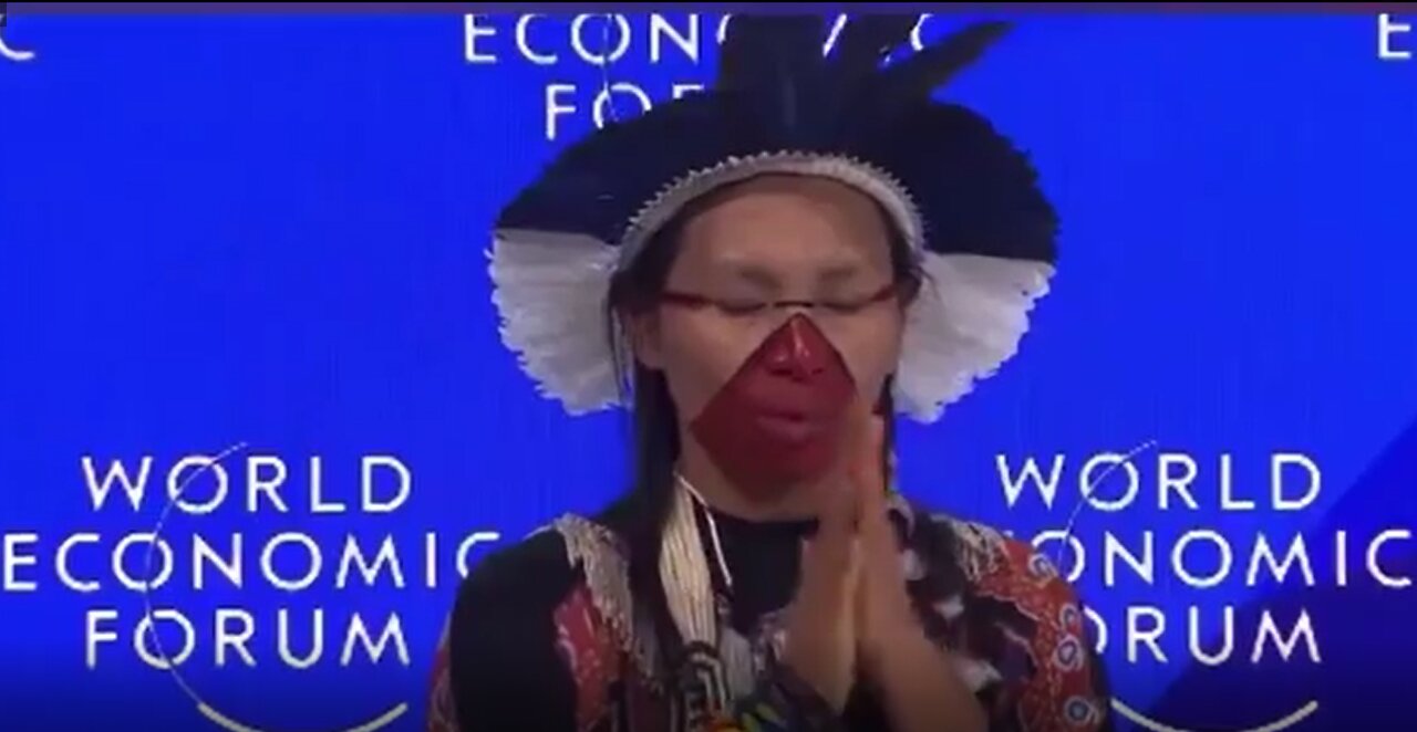 Witch Hexes Stage, Mumbles Incantations, Blows On Attendees To Kick Off World Economic Forum Meeting