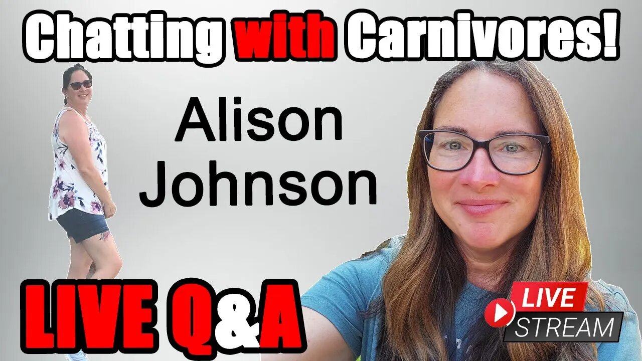 Better Mental Health: Alison's Carnivore Story LIVE & QA