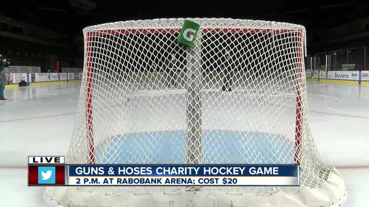 Preview of charity hockey game Saturday between local first responders