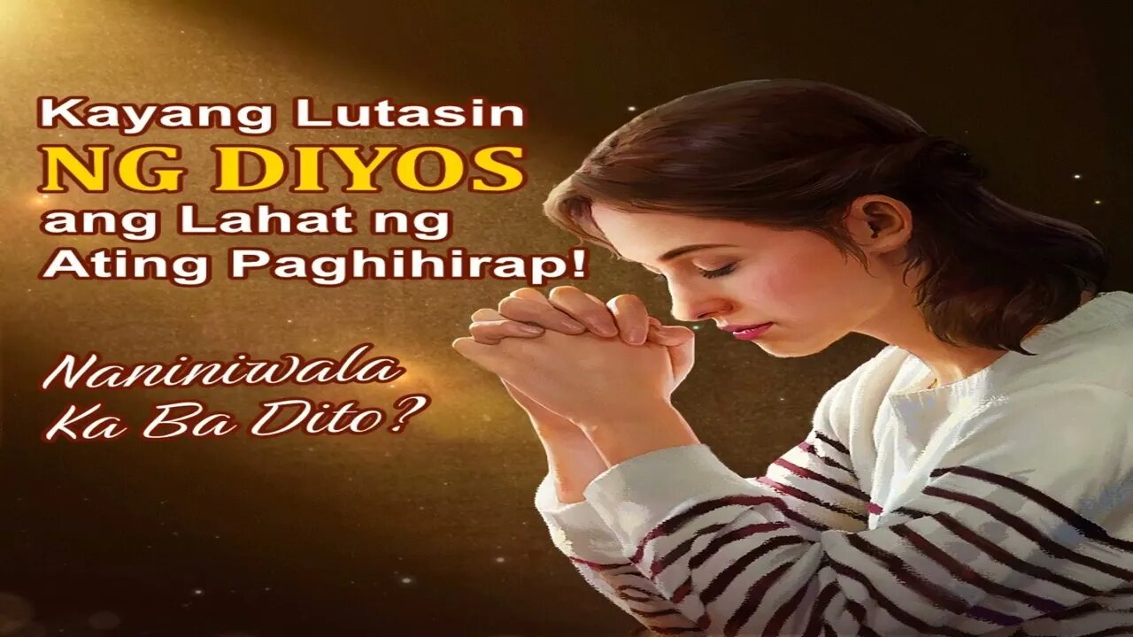 Mahalin ang Diyos higit sa anupaman