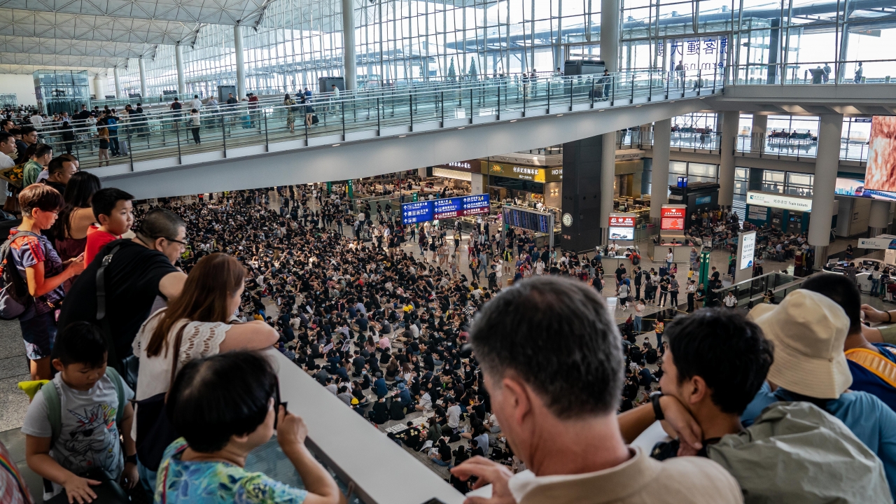 Three-Day Protest Starts At Hong Kong Airport