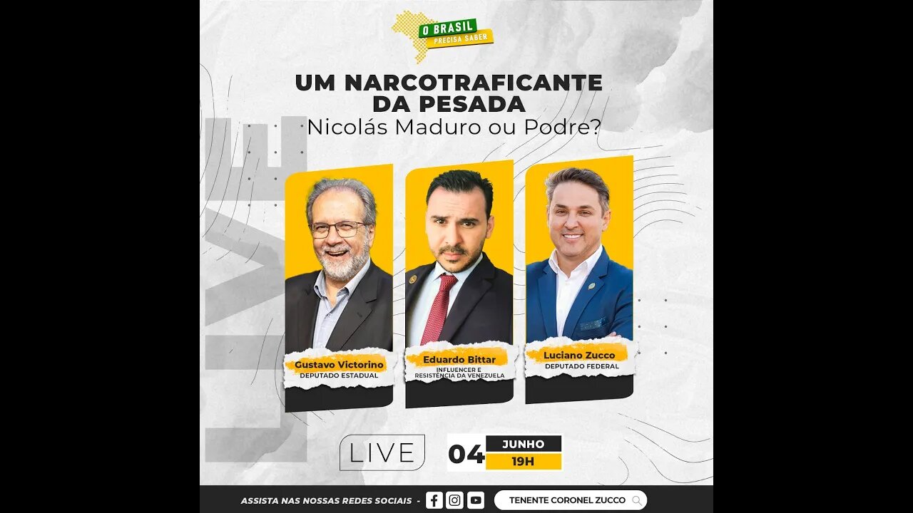 O BRASIL PRECISA SABER - Um narcotraficante da pesada: Nicolás Maduro ou "Podre"?