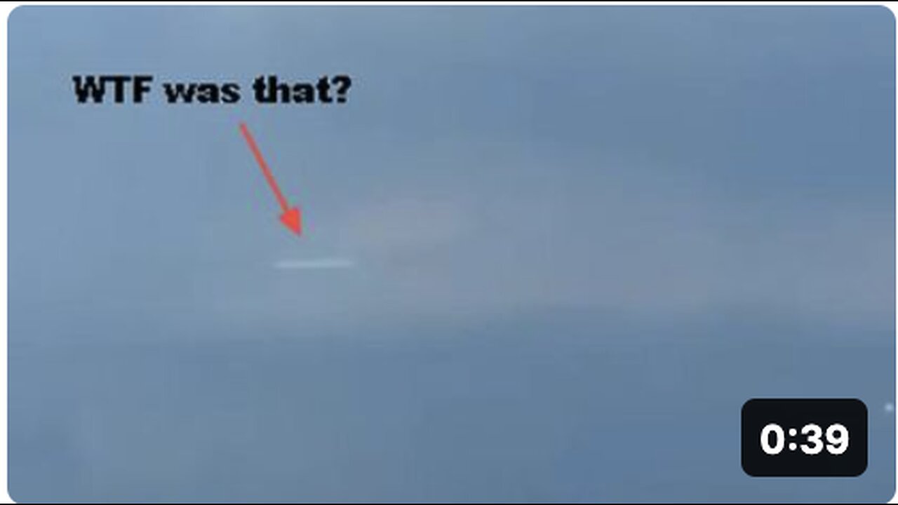 What’s that in the Maui sky Just before the fire Maui fire?