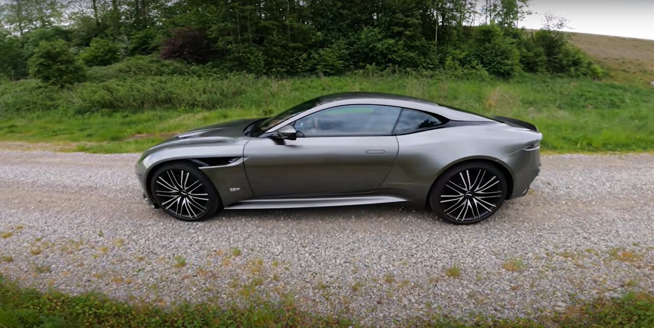 Aston Martin DBS Superleggera driving