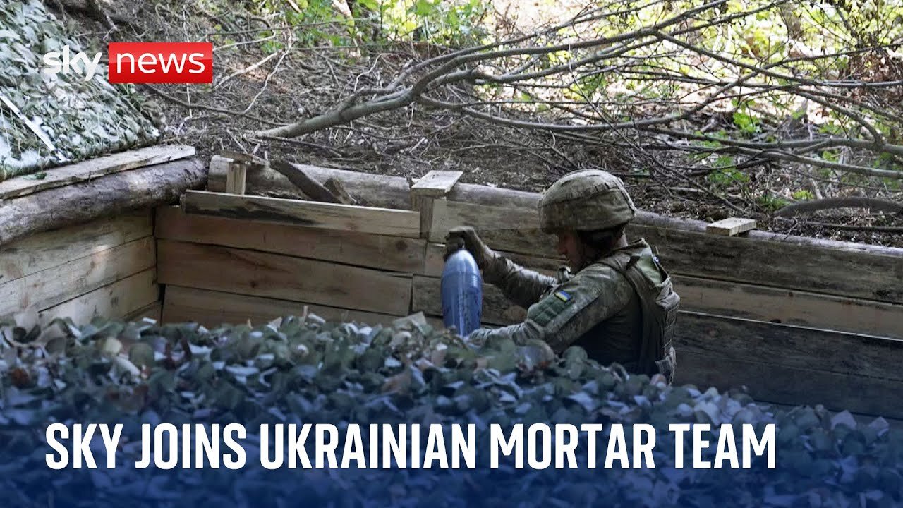 Sky News joins Ukrainian mortar team on Ukraine-Russia border | Ukraine War