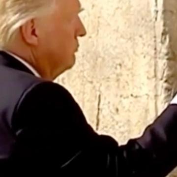 Trump Becomes First President To Visit Western Wall