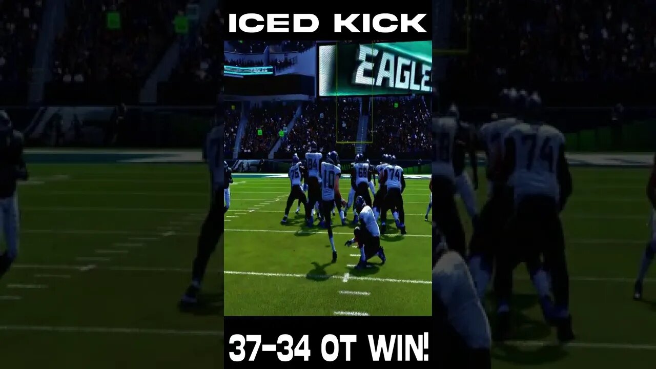 Iced FG Kick for the Win In OT!