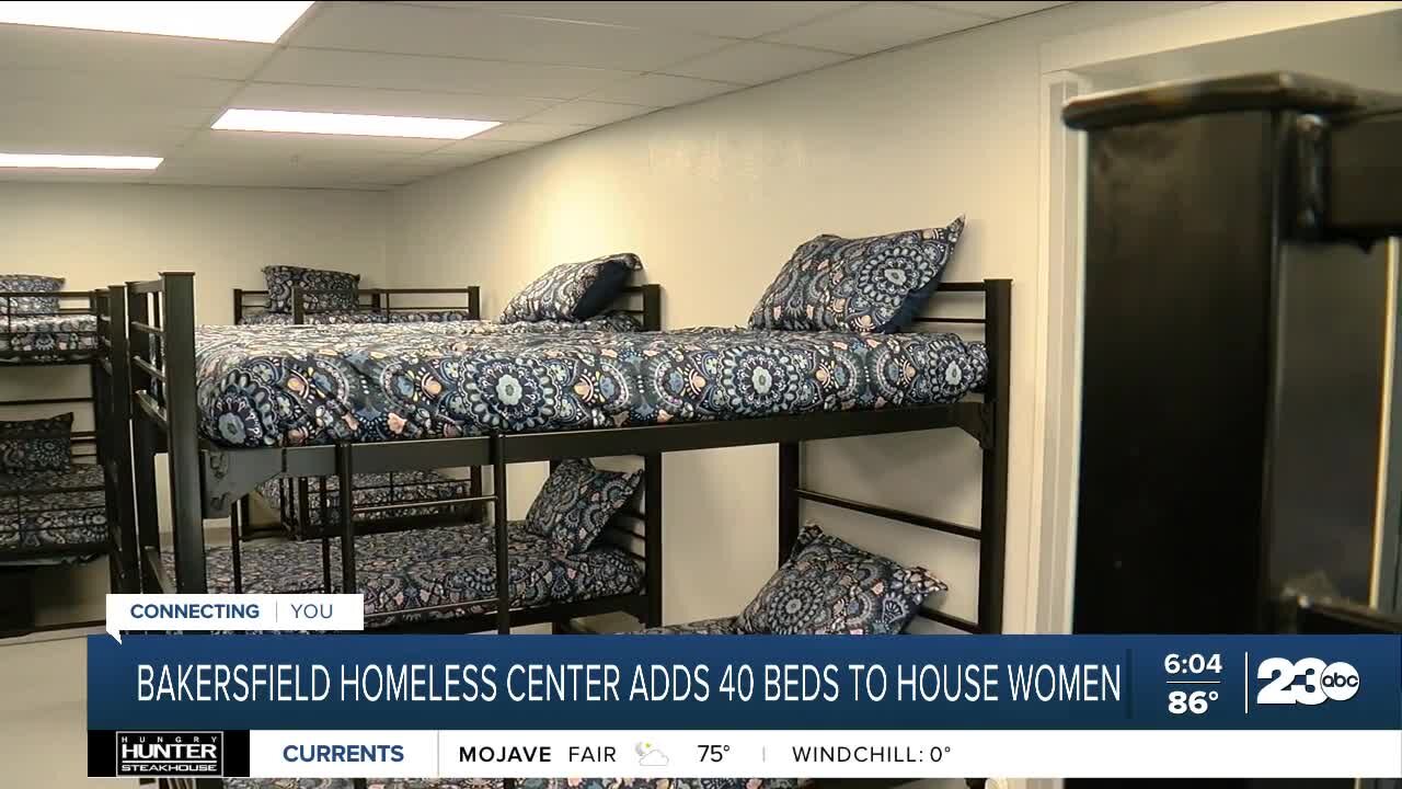 Bakersfield Homeless Center adds 40 beds to house women