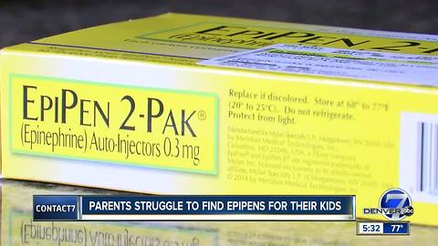 Parents struggling to find EpiPens for back-to-school with nationwide shortage