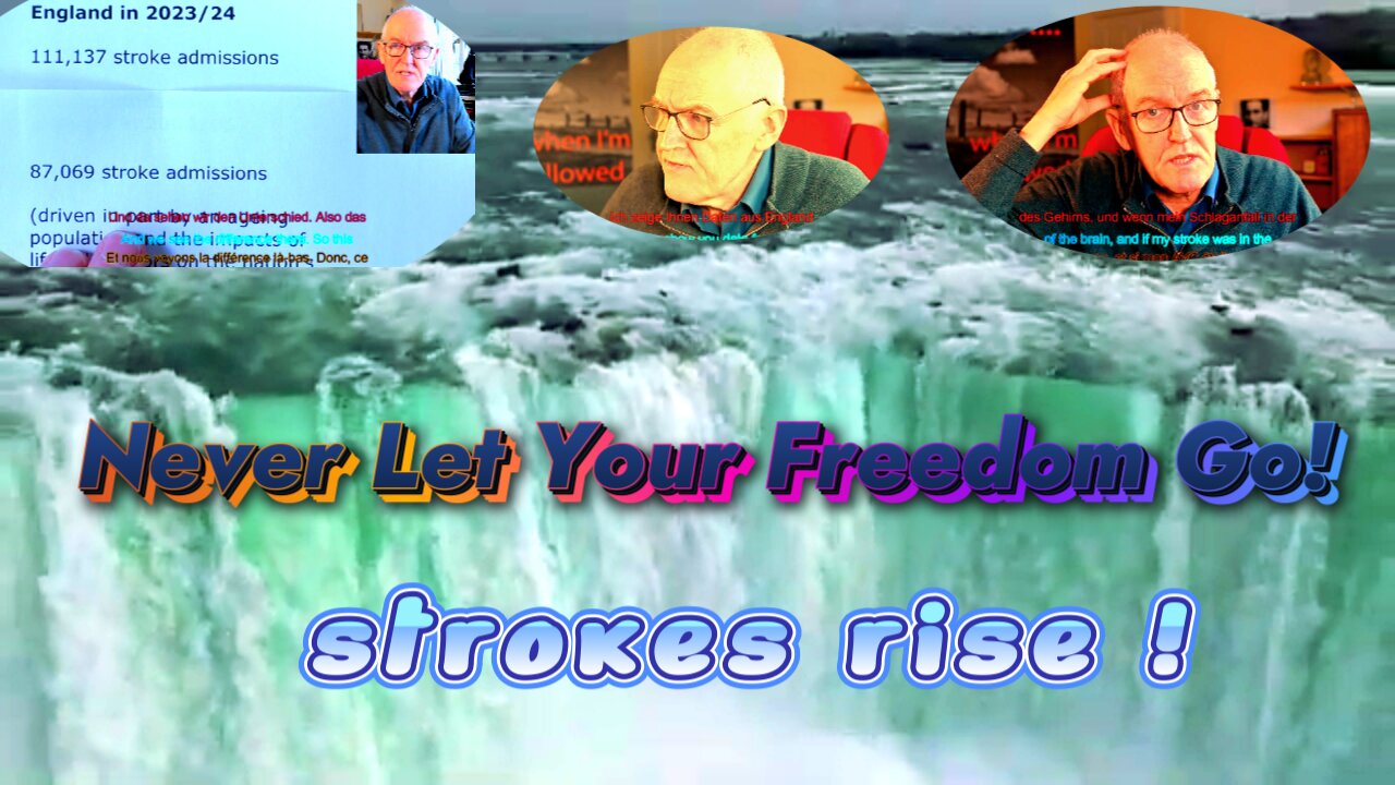 Strokes rise . Dr. John Campbell . Never Let Your Freedom Go