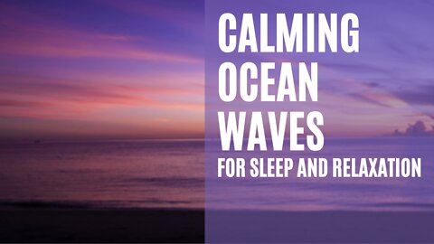 Relaxing ocean wave sounds will help you fall asleep faster and improve your overall health.