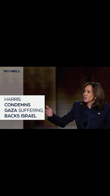 Kamala Harris condemns Gaza suffering but still backs Israel