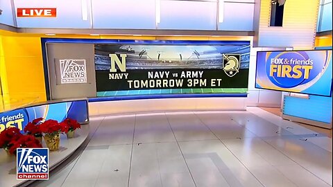 Trump brings political drama to Army-Navy game sidelines