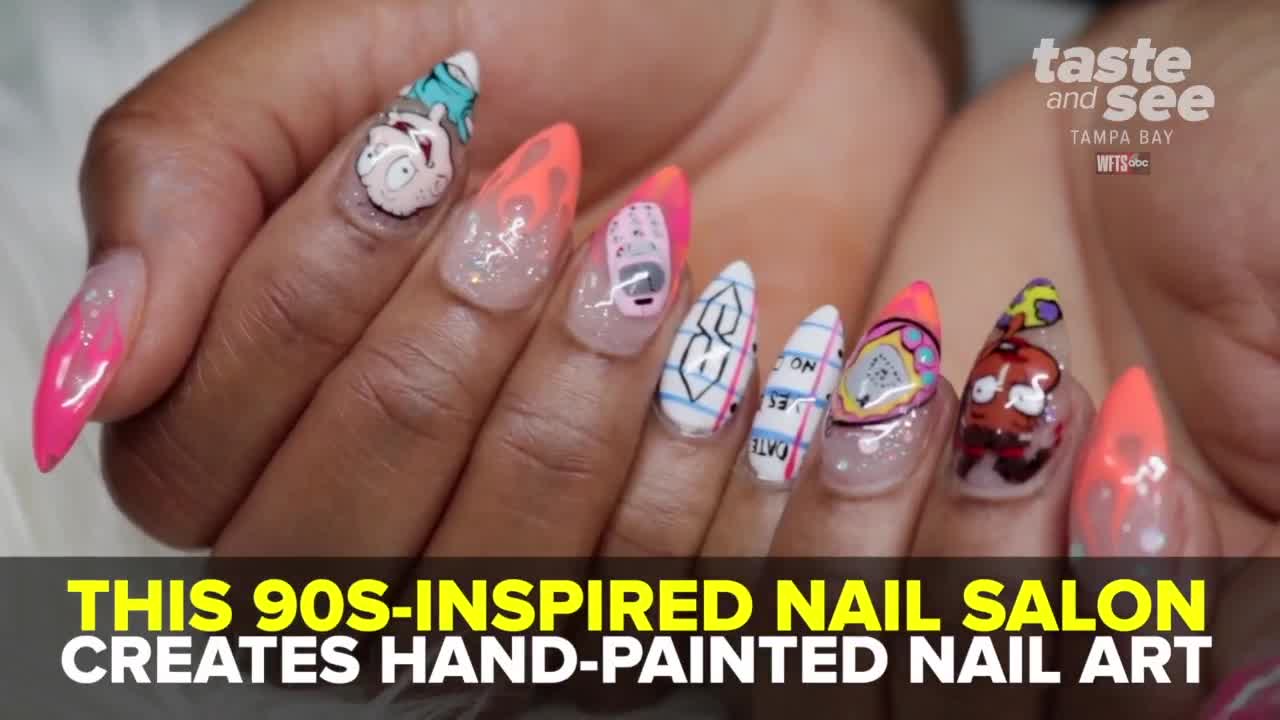 This 90s-inspired nail salon offers hand-painted nail art | Taste and See Tampa Bay