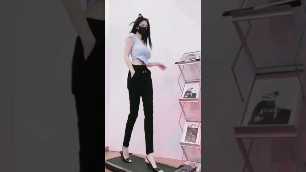 Tall Hot Chinese Girl Is A Quick Change Artist