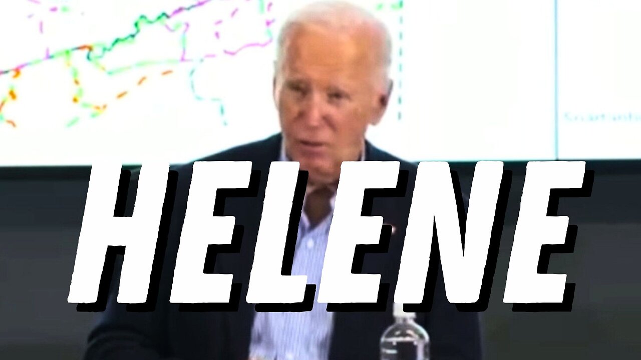 Biden Shares Federal Government’s Response at Operational Briefing After Hurricane Helene